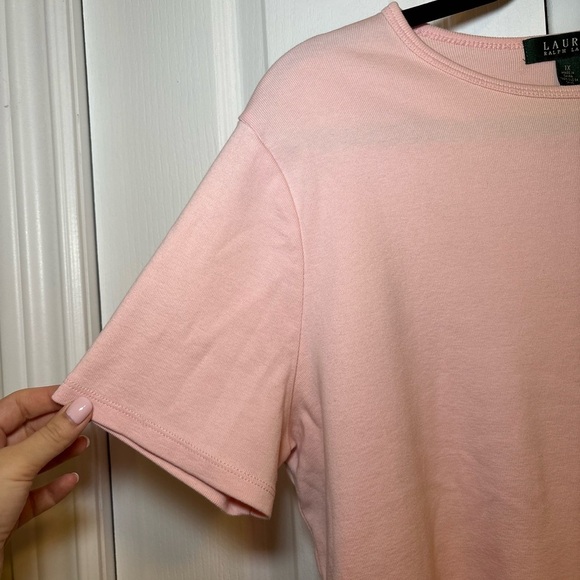 Ralph Lauren Polo Tee – Casual Office Pink with Embroidered Logo Short Sleeve - Picture 5 of 5